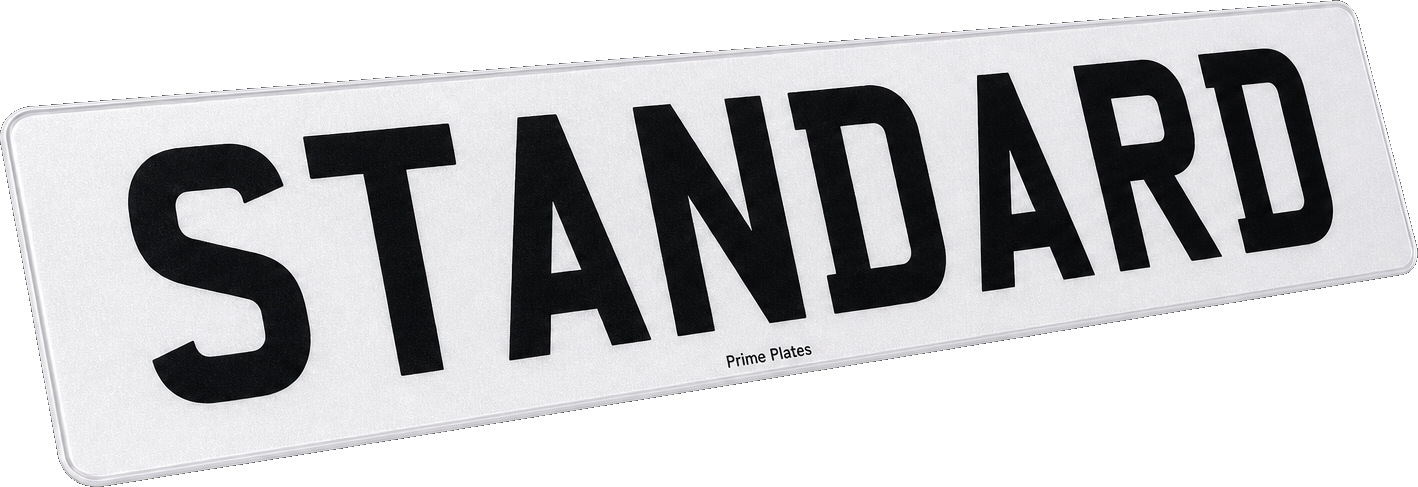 Standard Number Plates